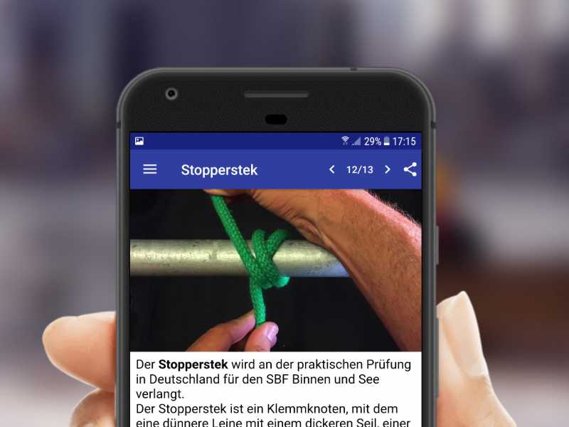 Mit Video Tutorials erklärt Bootsfahrlehrer Andreas Gehri die an der praktischen Bootsprüfung verlangten Knoten einfach und verständlich in der Entstehung.