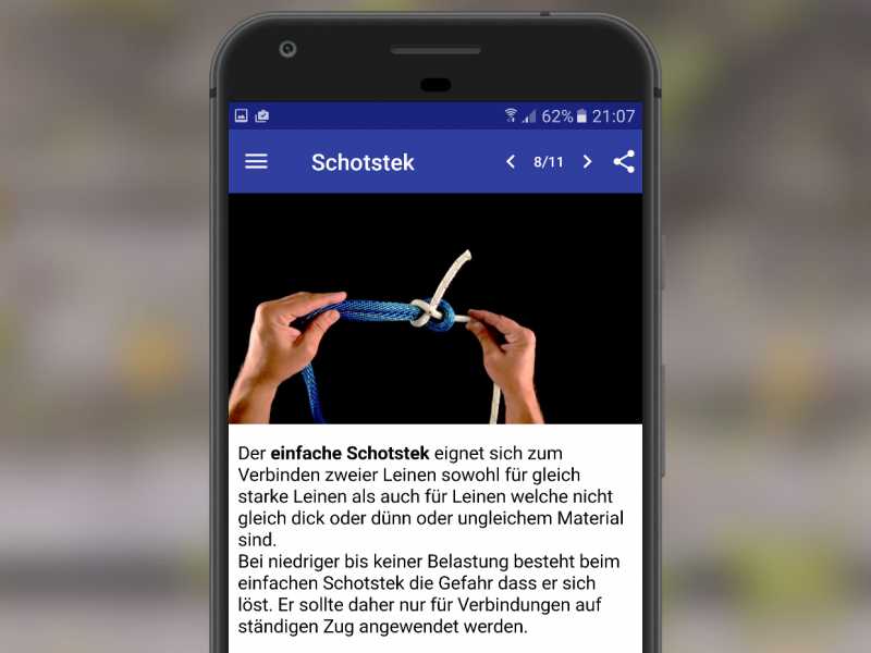 Mit Video Tutorials erklärt Bootsfahrlehrer Andreas Gehri die an der praktischen Bootsprüfung verlangten Knoten einfach und verständlich in der Entstehung.